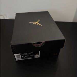 Jordan Kids Sneakers - Black with Gold Logo
